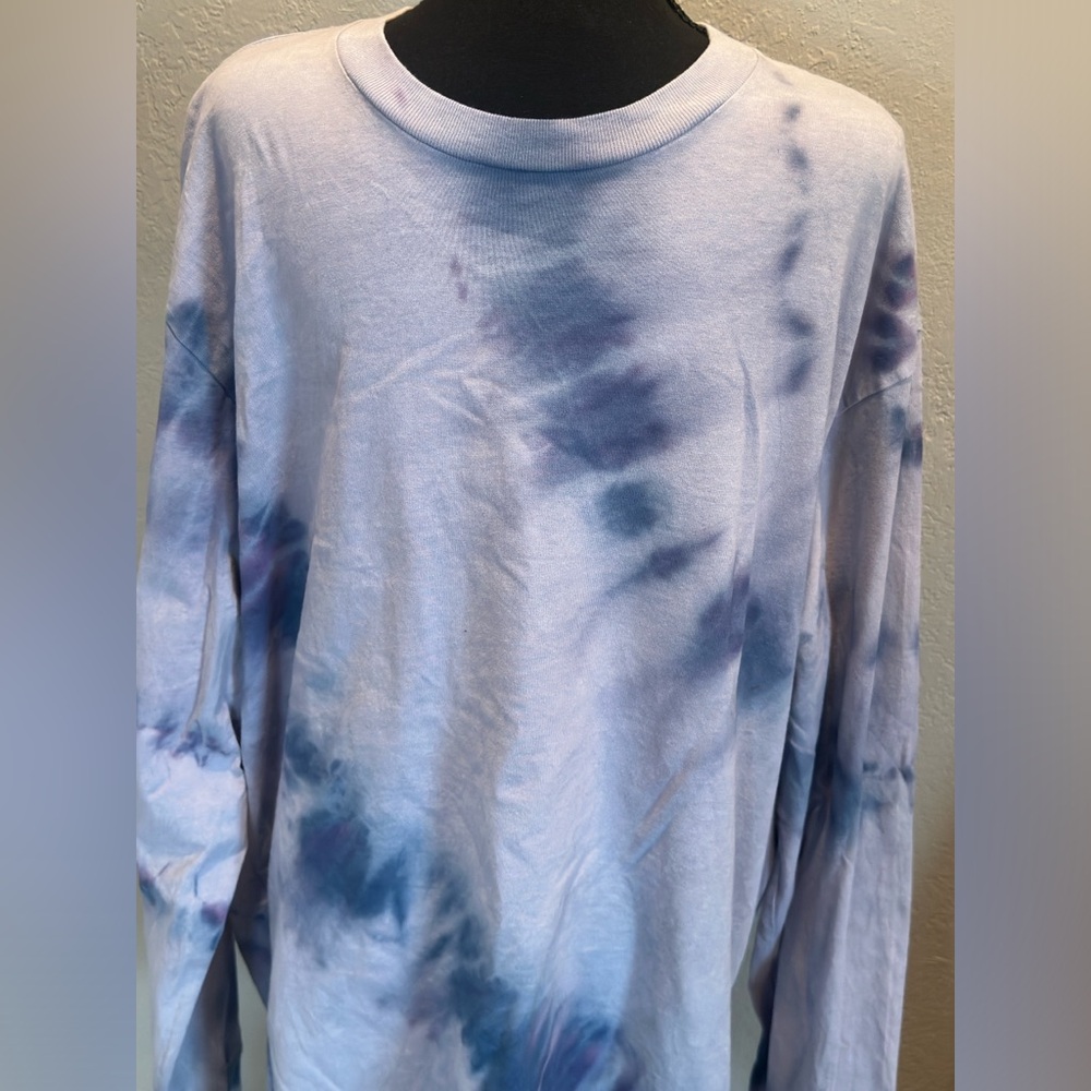 John Elliott XXL Tie-Dye Long Sleeve Shirt
